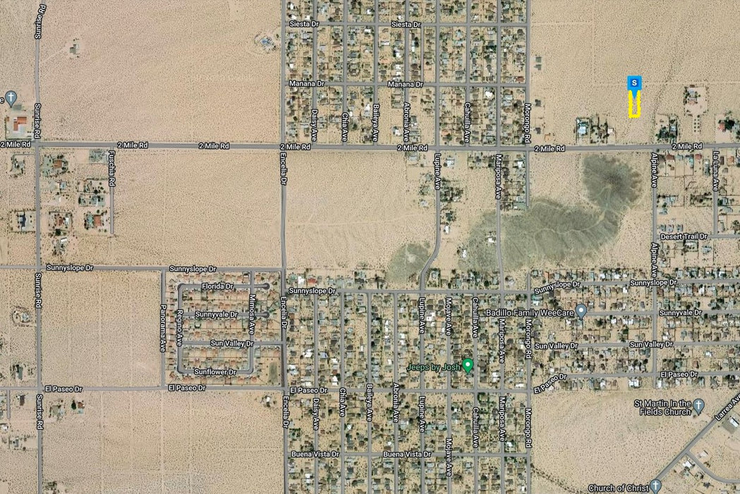 0.62 Acre Twentynine Palms, San Bernardino County, CA (Water)