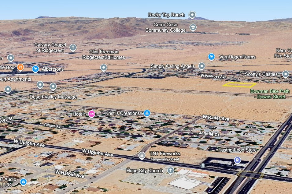 2.51 Acres Ridgecrest, Kern County, CA (Water)