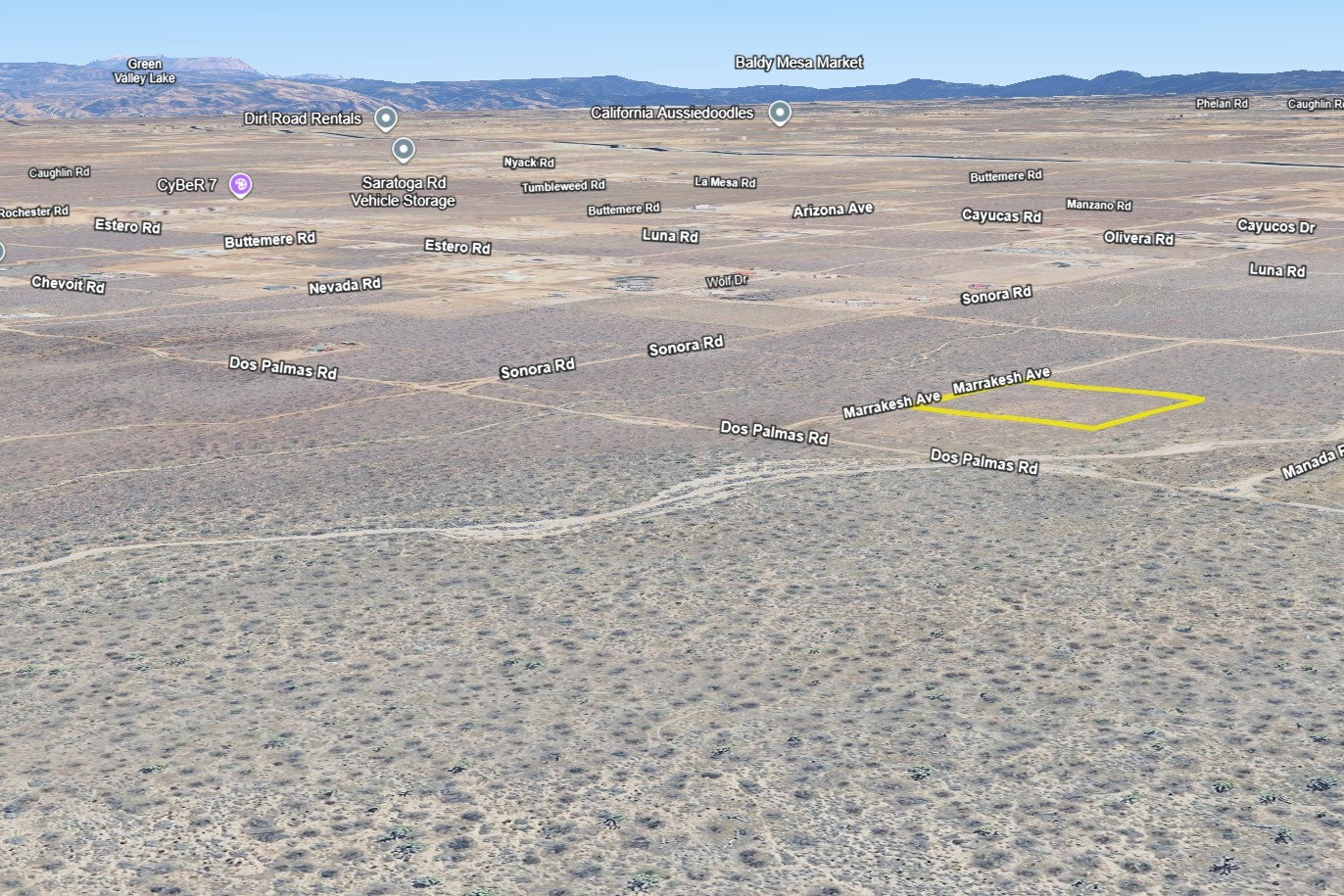 2.27 Acres Phelan, San Bernardino County, CA