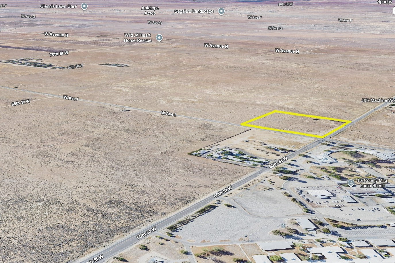 8.81 Acres Lancaster, Los Angeles County, CA (Commercial Lot, Power, & Paved Road)