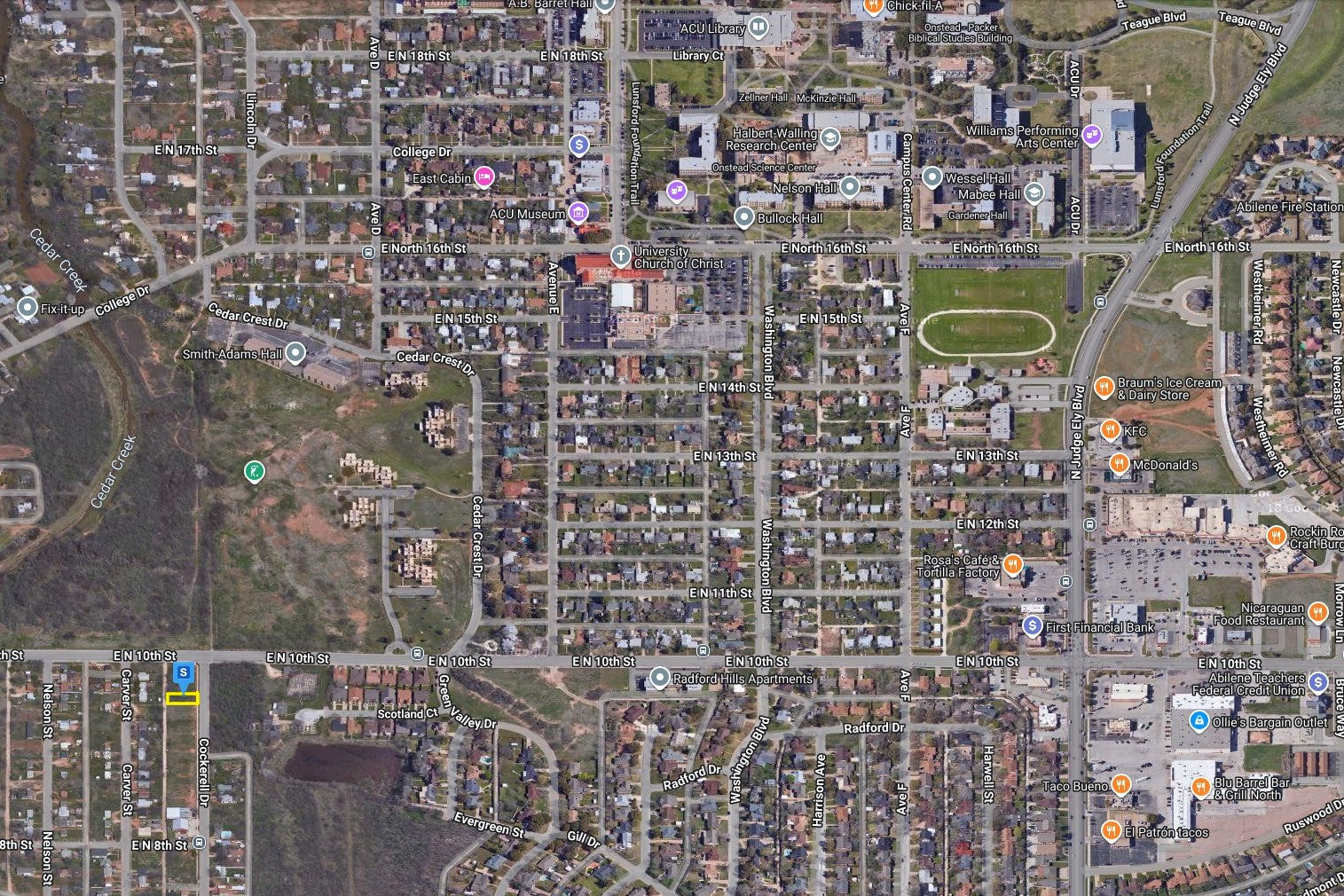 0.13 Acre Abilene, Taylor County, TX (Power, Water, & Paved Road)