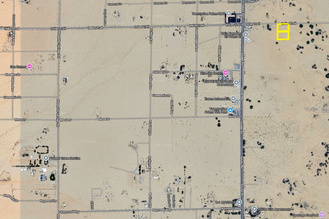 3.45 Acres Twentynine Palms, San Bernardino County, CA (Power)