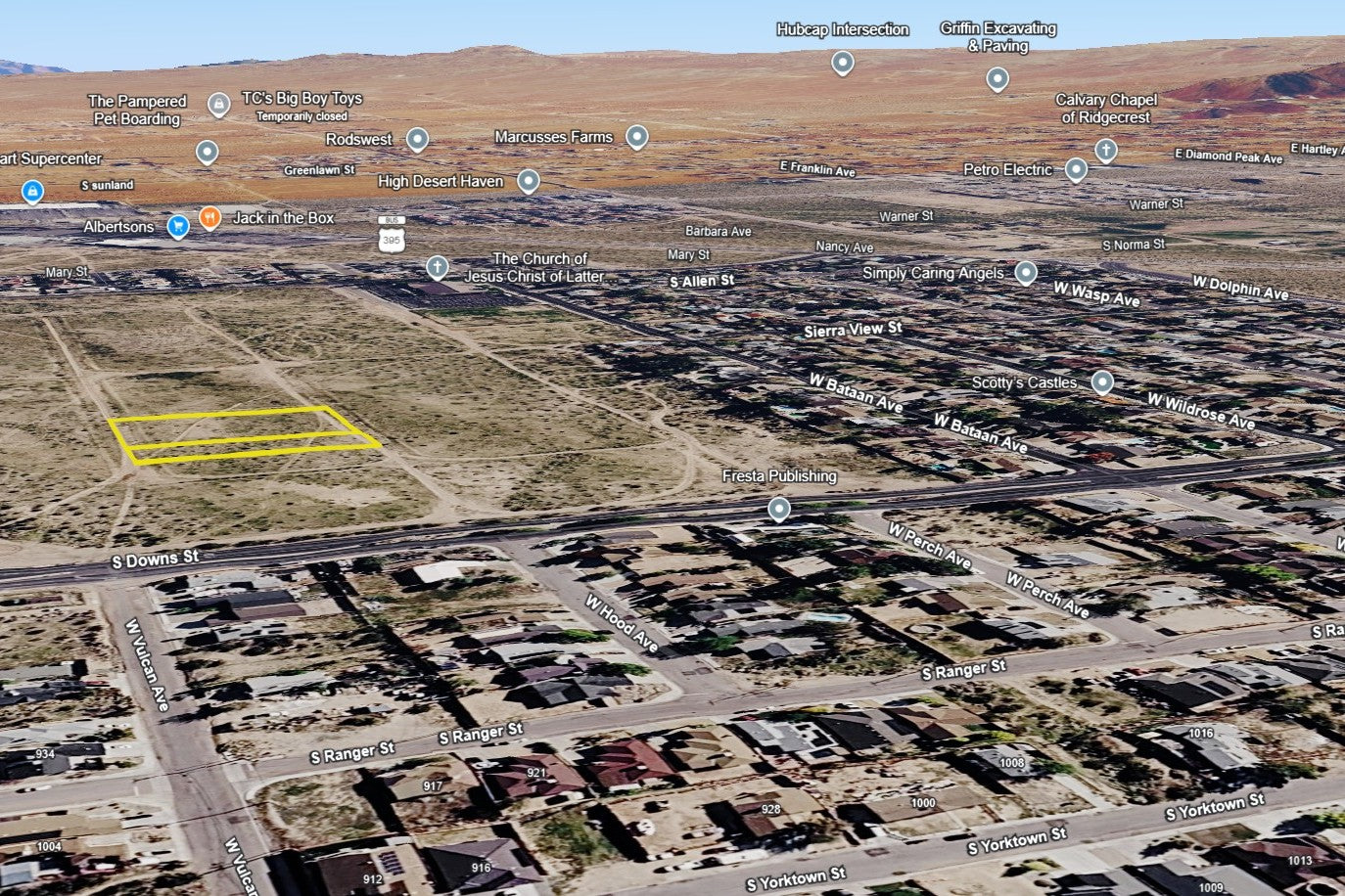 2.01 Acres Ridgecrest, Kern County, CA (Water)