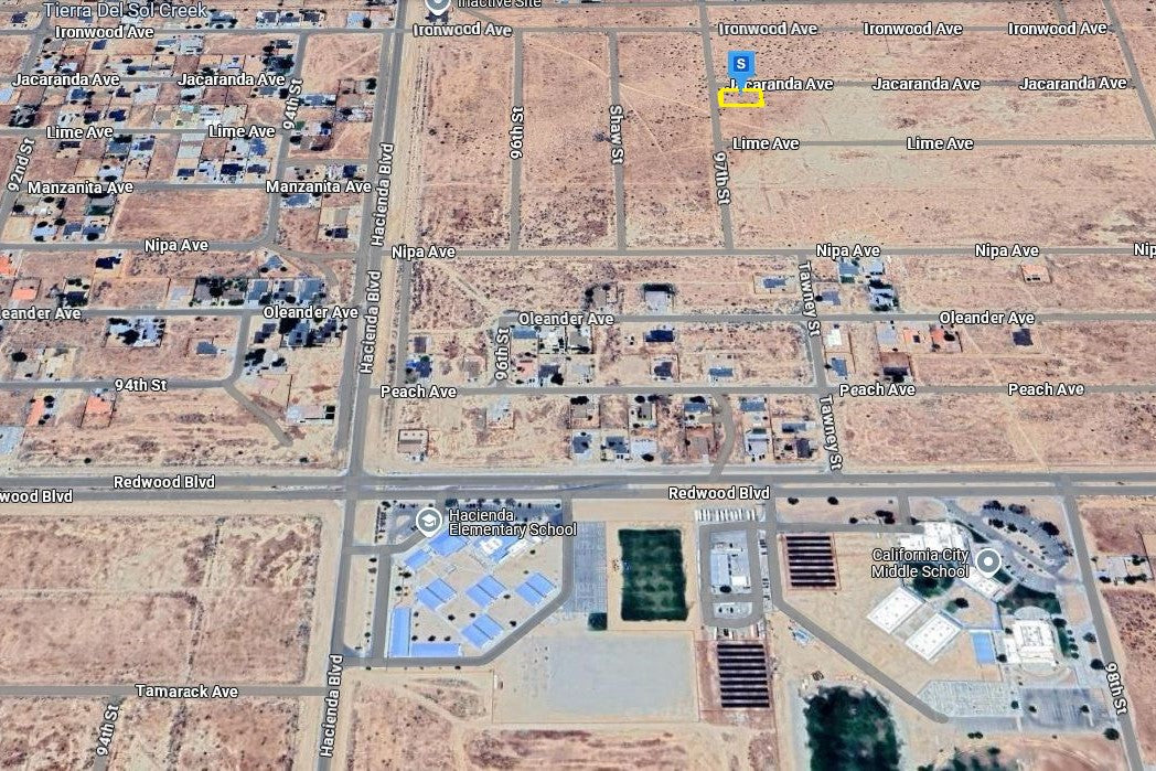 0.29 Acre California City, Kern County, CA (Water)