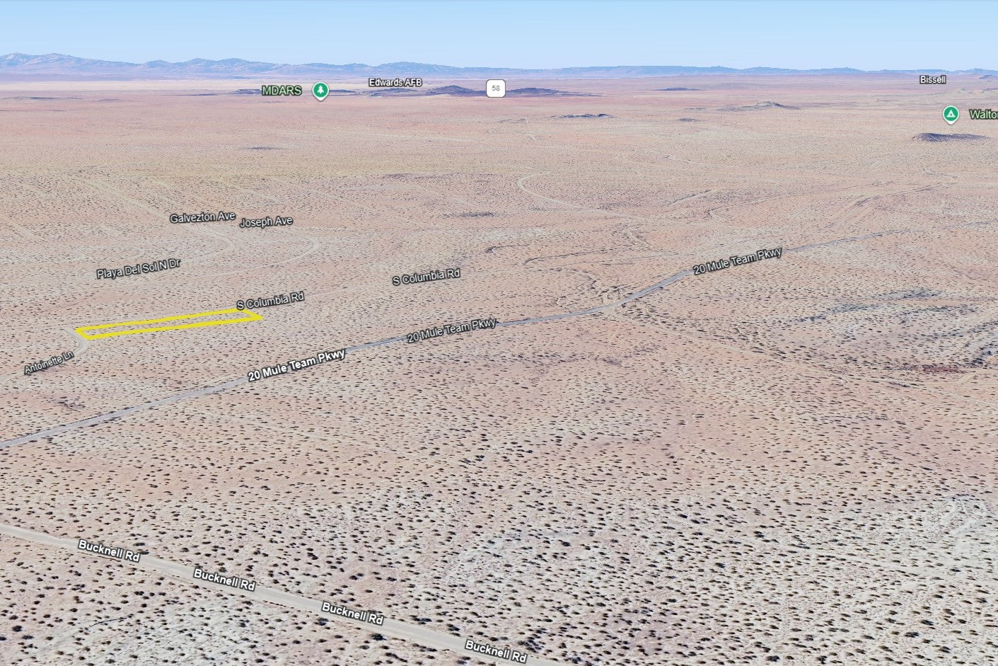 1.96 Acres California City, Kern County, CA