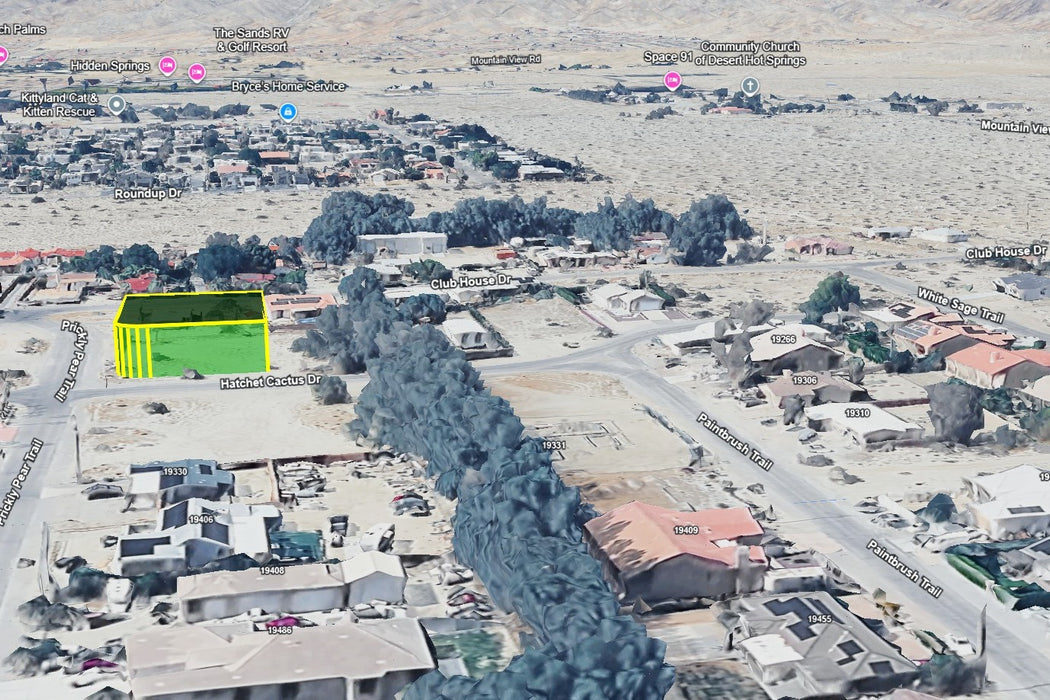0.31 Acre Desert Hot Springs, Riverside County, CA (Power, Water, & Paved Road)