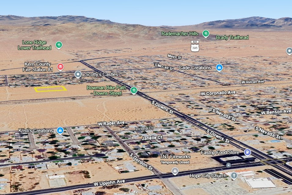2.51 Acres Ridgecrest, Kern County, CA (Water)