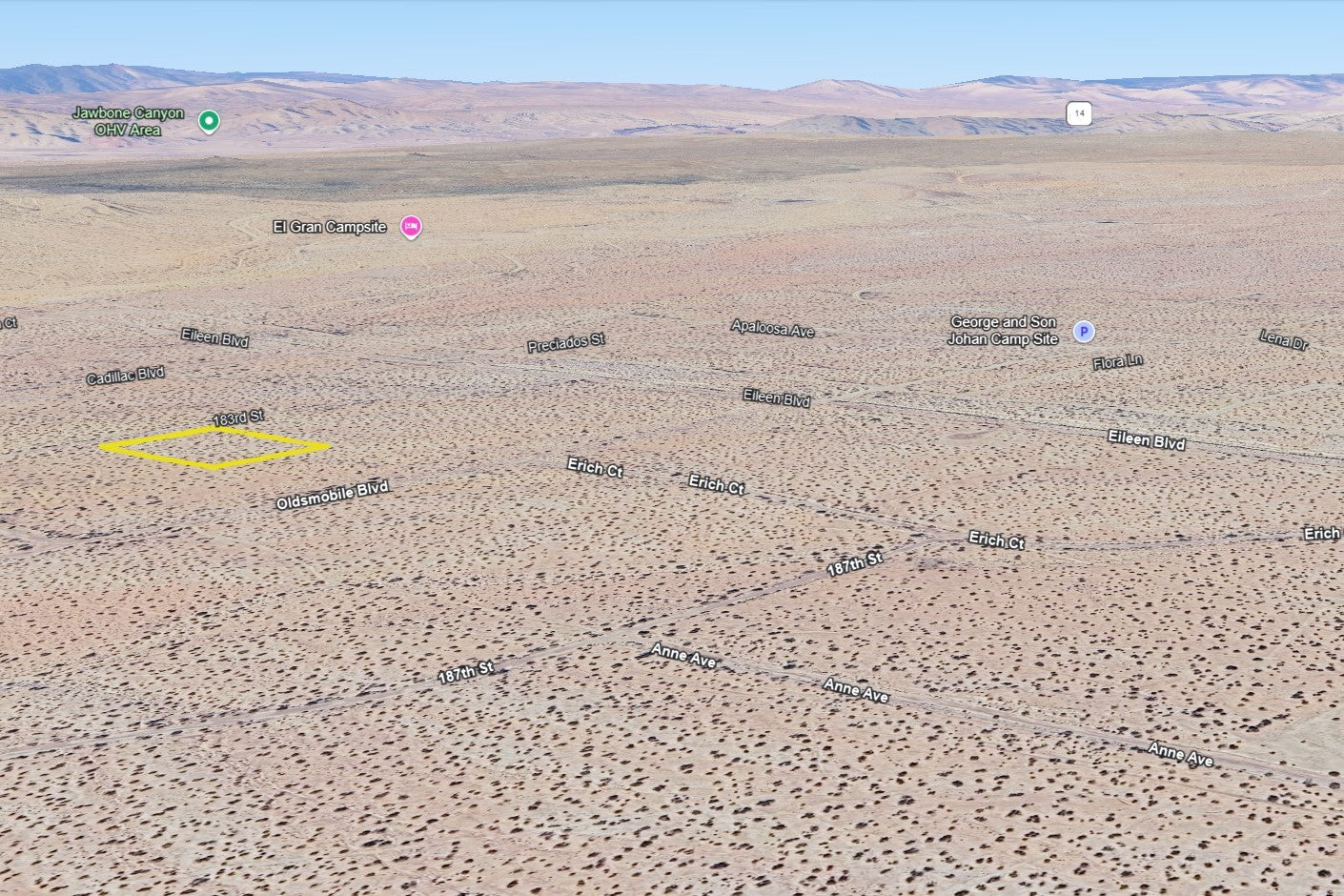 2.35 Acres California City, Kern County, CA