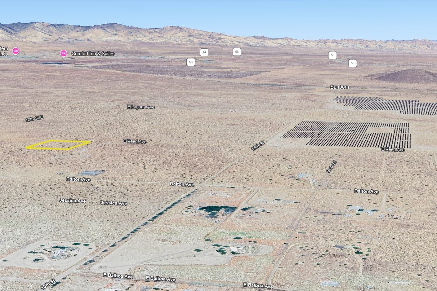 2.50 Acres Mojave, Kern County, CA