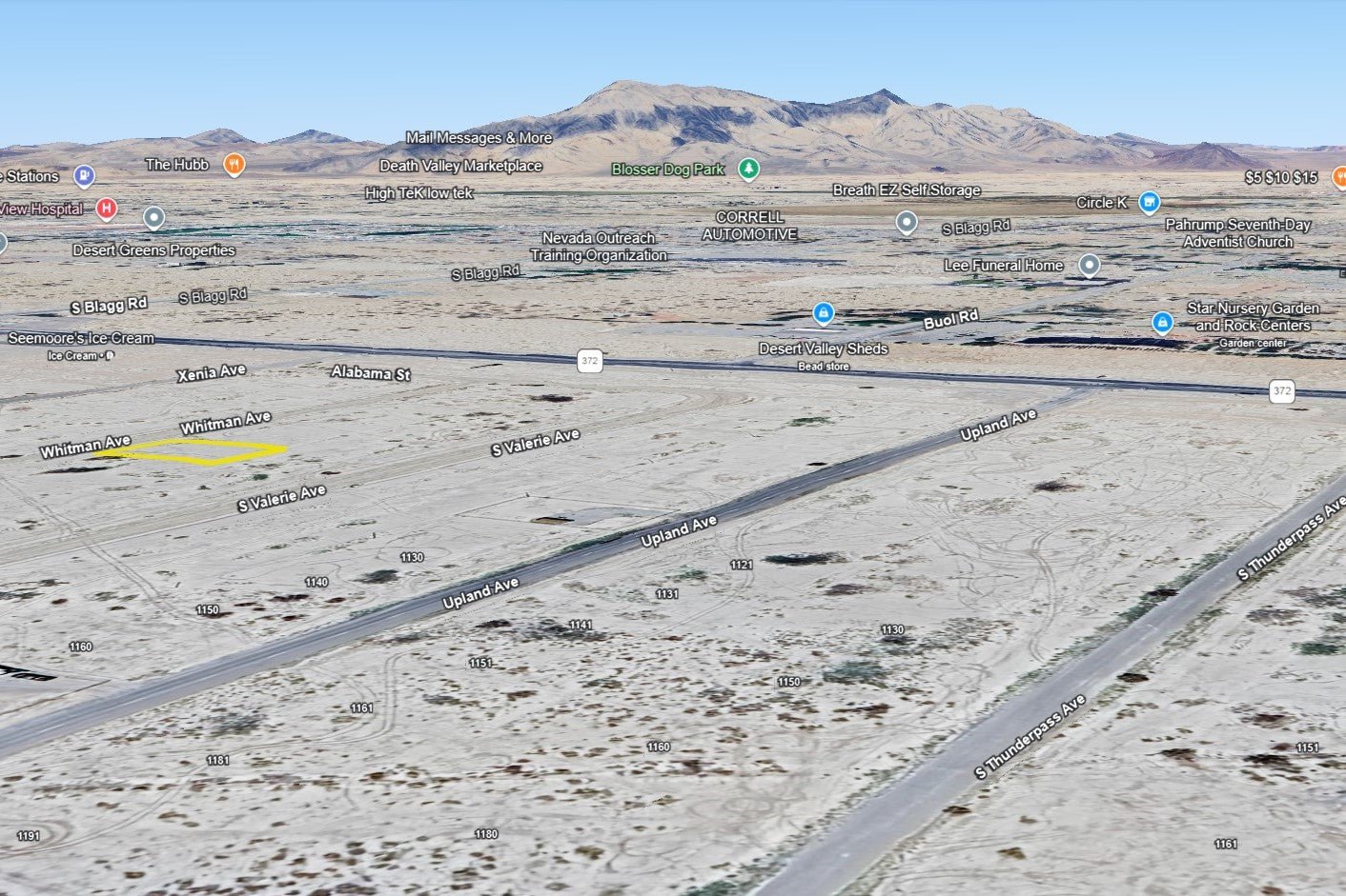 0.20 Acre Pahrump, Nye County, NV (Power)