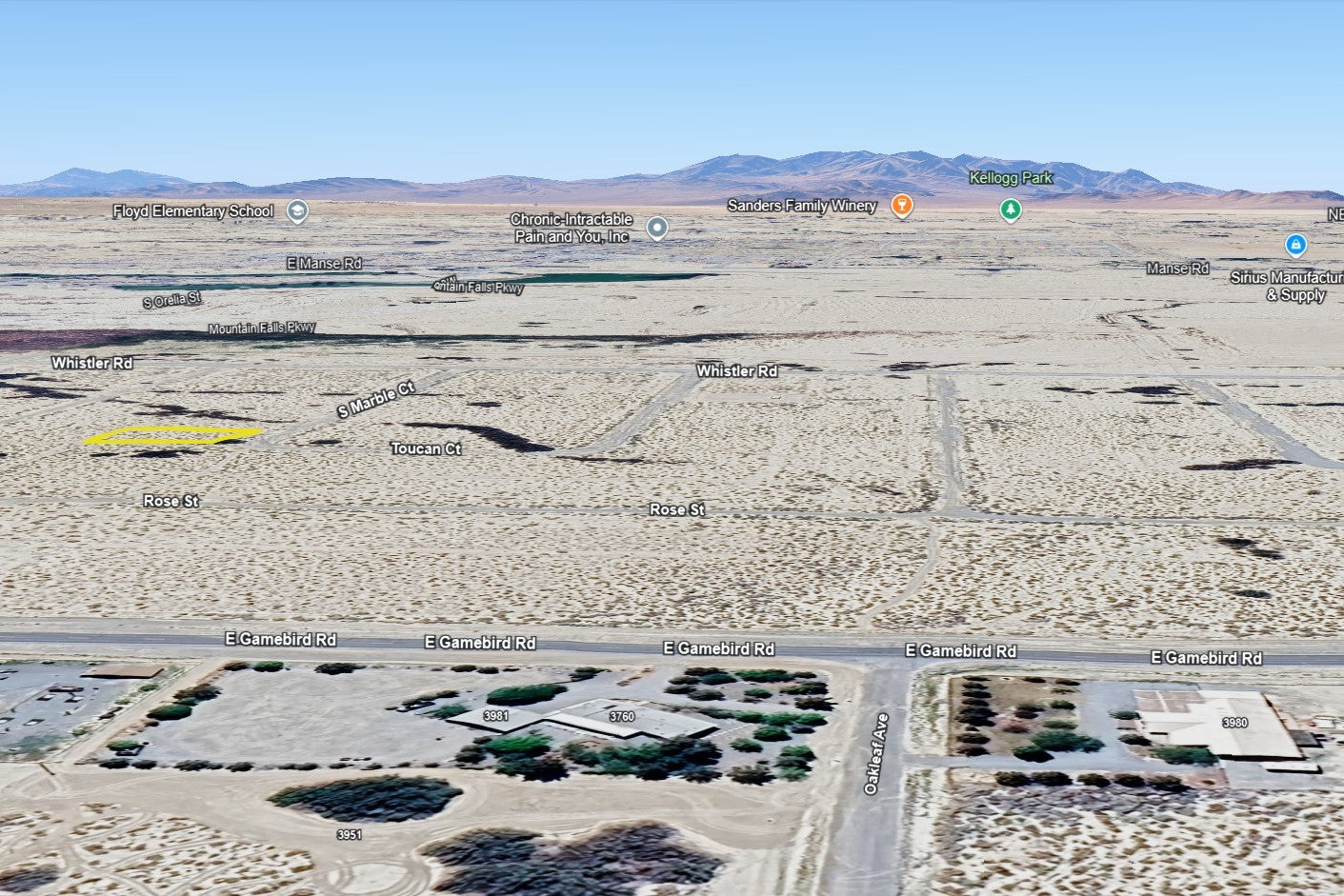 0.2540 Acre Pahrump, Nye County, NV