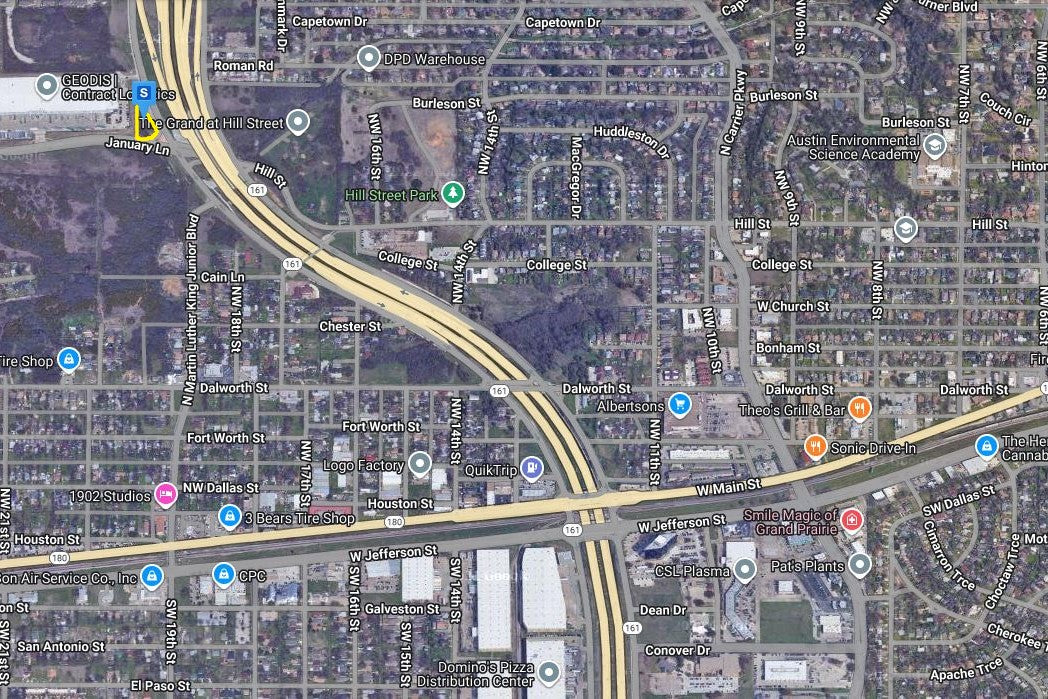 0.84 Acre Grand Prairie, Dallas County, TX (Commercial Lot, Power, Water, & Paved Road)