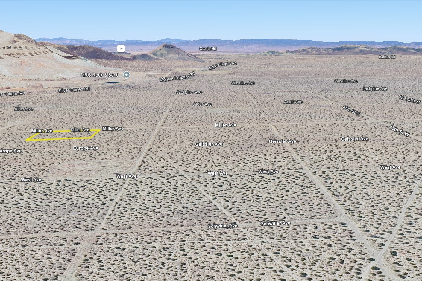 2.21 Acres Mojave, Kern County, CA