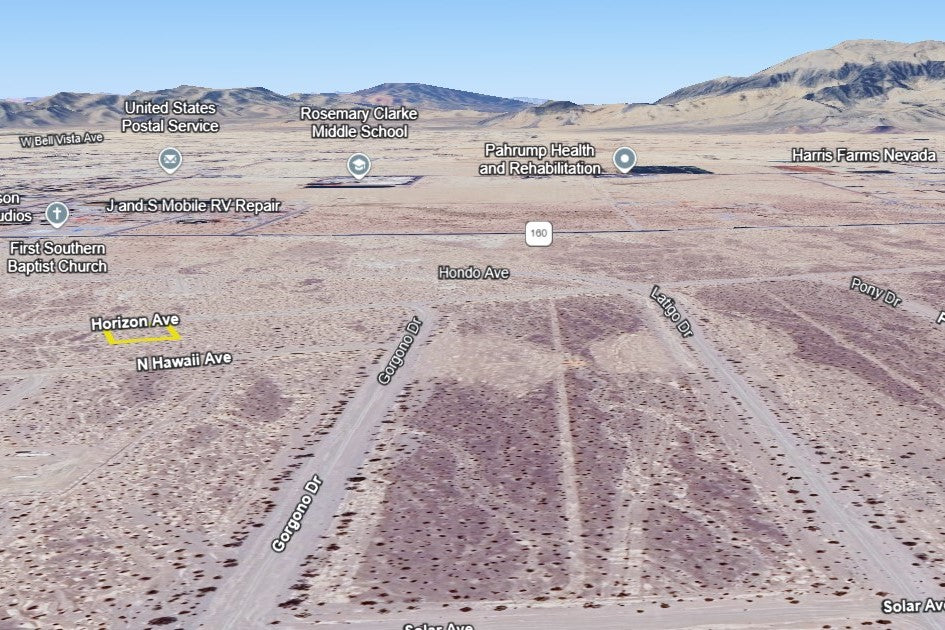 0.4590 Acre Pahrump, Nye County, NV