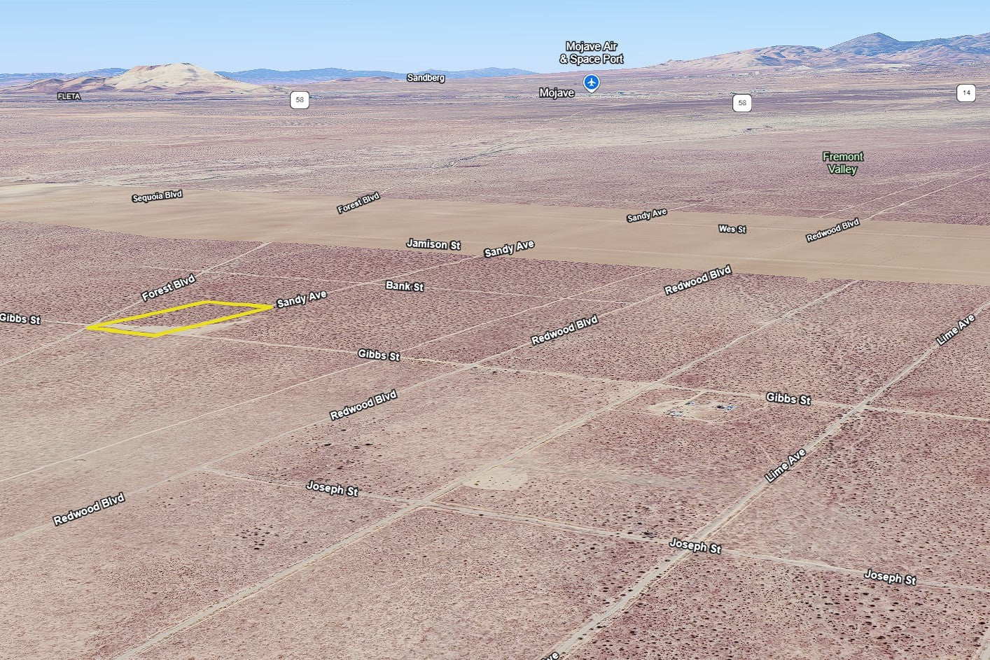 5 Acres California City, Kern County, CA