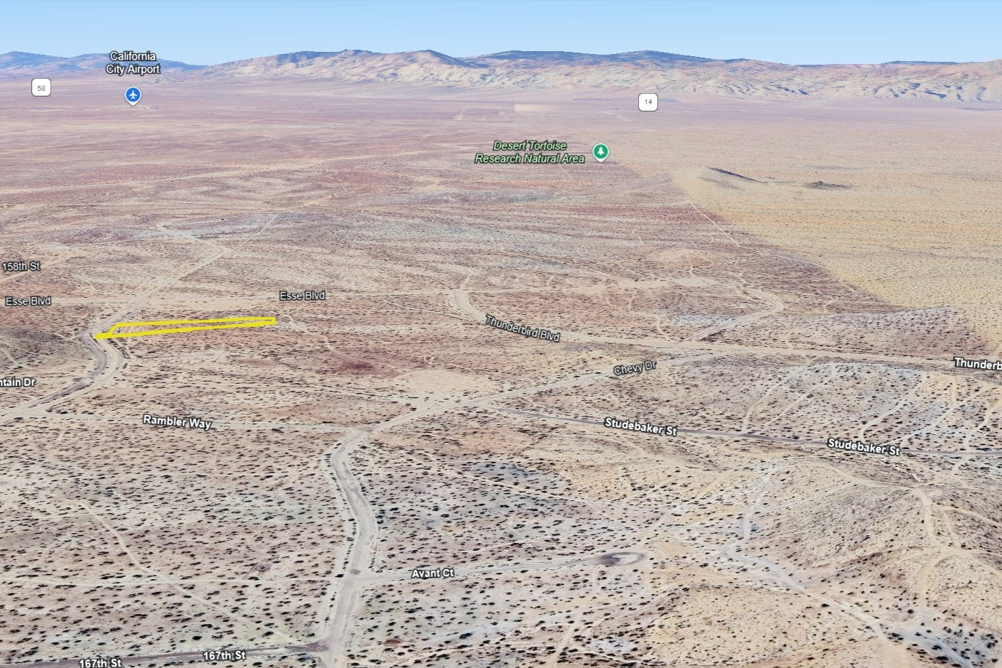 2 Acres California City, Kern County, CA