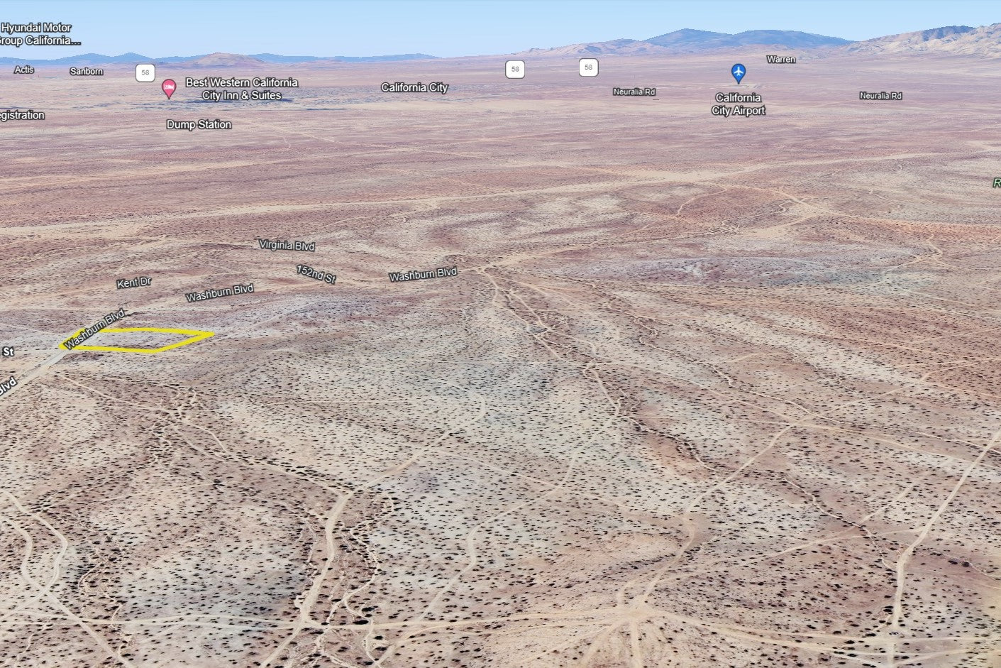 2.79 Acres California City, Kern County, CA