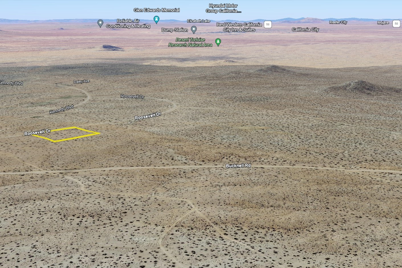 1.86 Acres California City, Kern County, CA