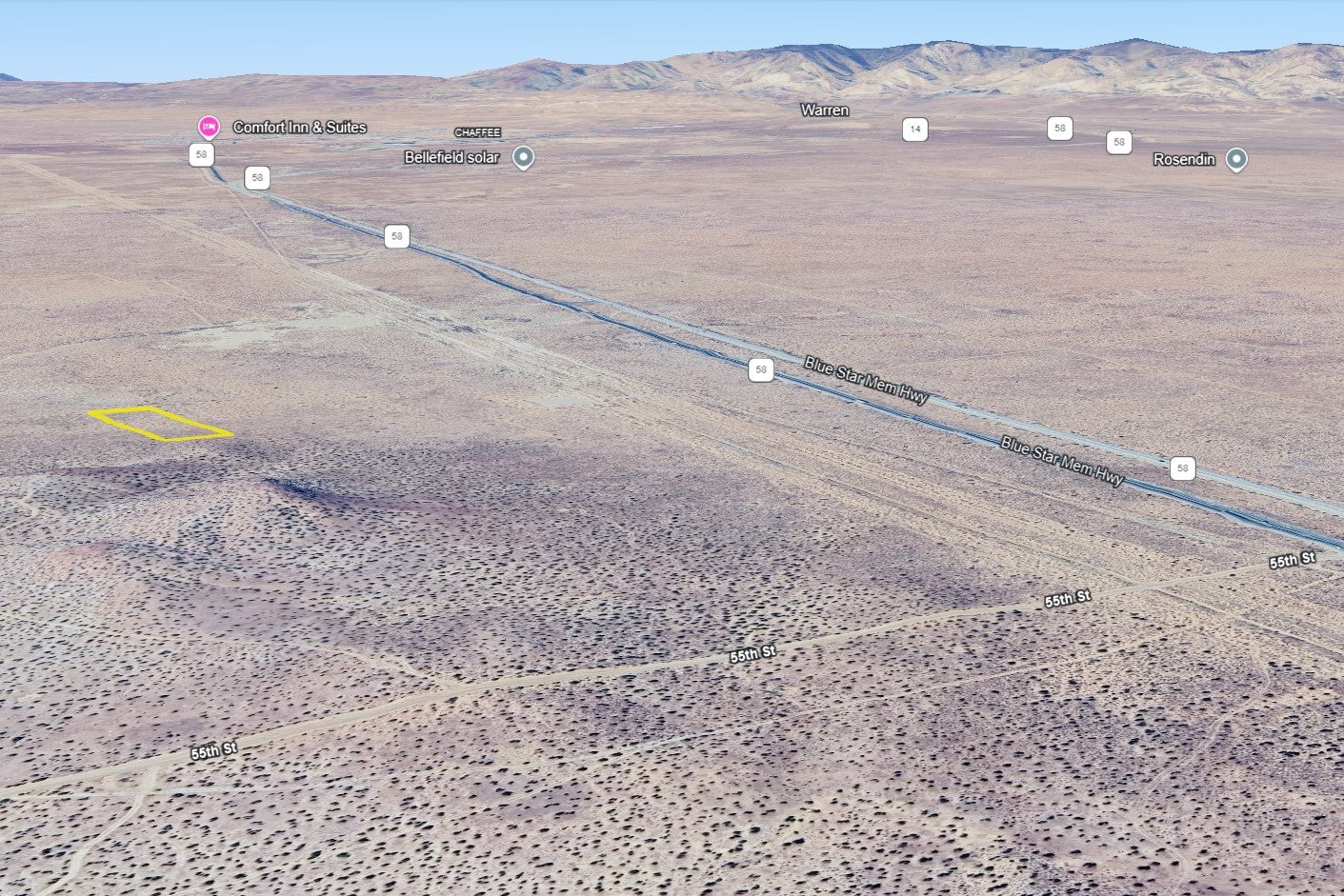 2.56 Acres Mojave, Kern County, CA