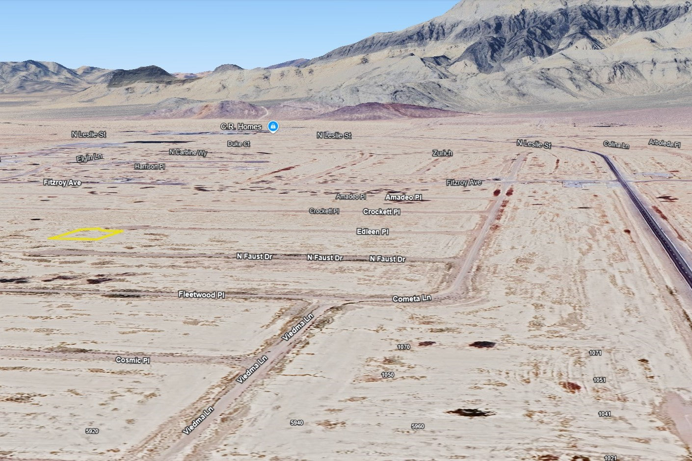 0.2590 Acre Pahrump, Nye County, NV