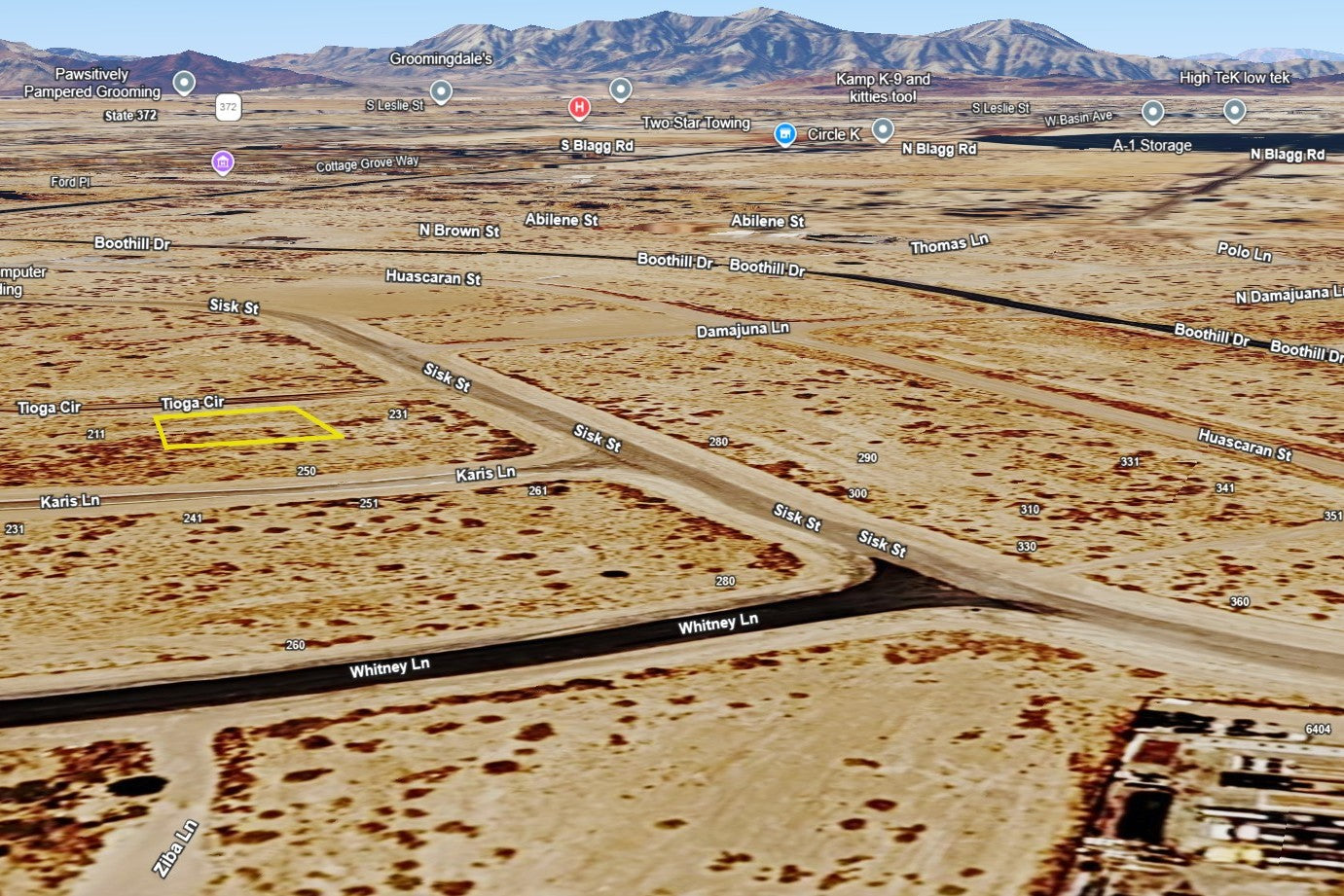 0.13 Acre Pahrump, Nye County, NV (Power)