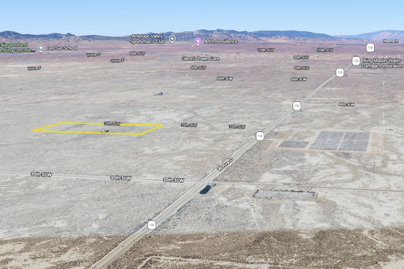 20 Acres Lancaster, Los Angeles County, CA