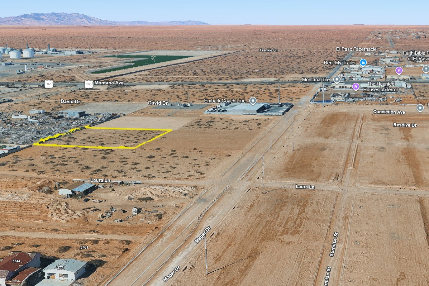 2 Acres El Paso, El Paso County, TX (Power)