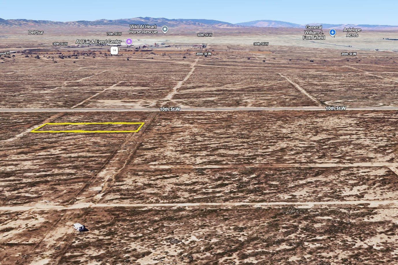 1.14 Acres Lancaster, Los Angeles County, CA (Commercial Lot & Power)