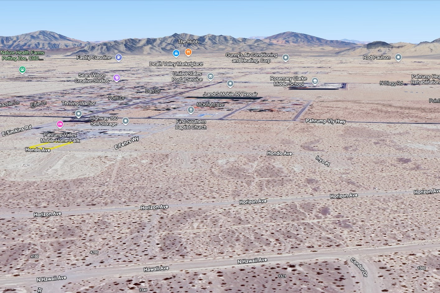 0.4590 Acre Pahrump, Nye County, NV (Power)