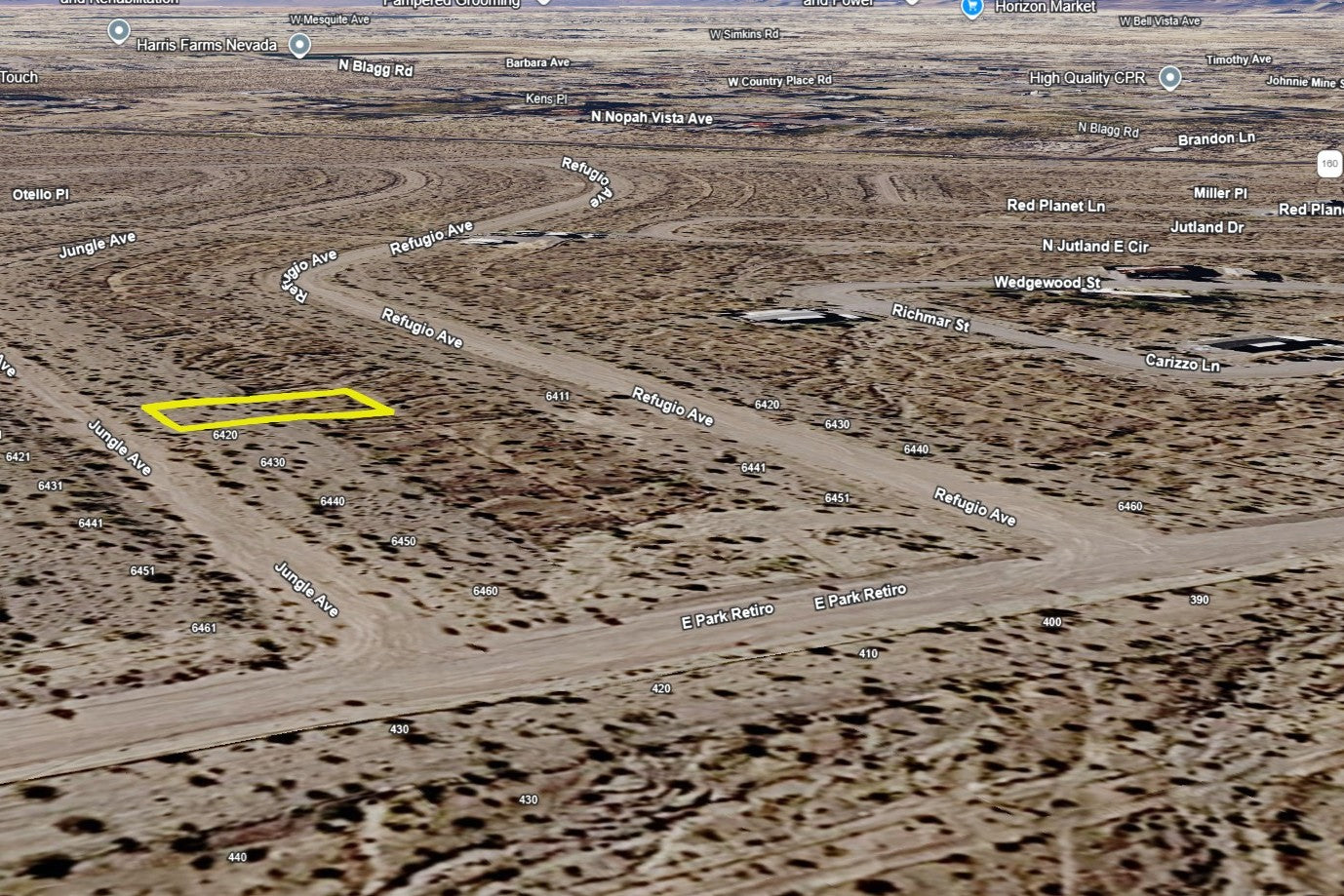 0.12 Acre Pahrump, Nye County, NV (Power)