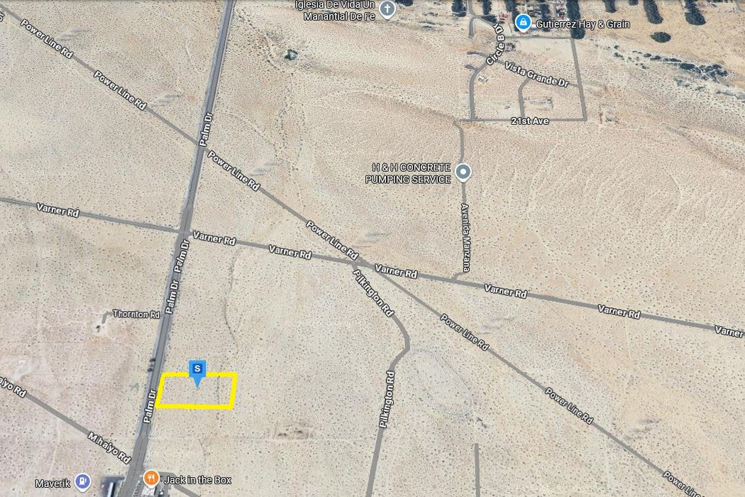 4.58 Acres Cathedral City, Riverside County, CA (Power & Paved Road)