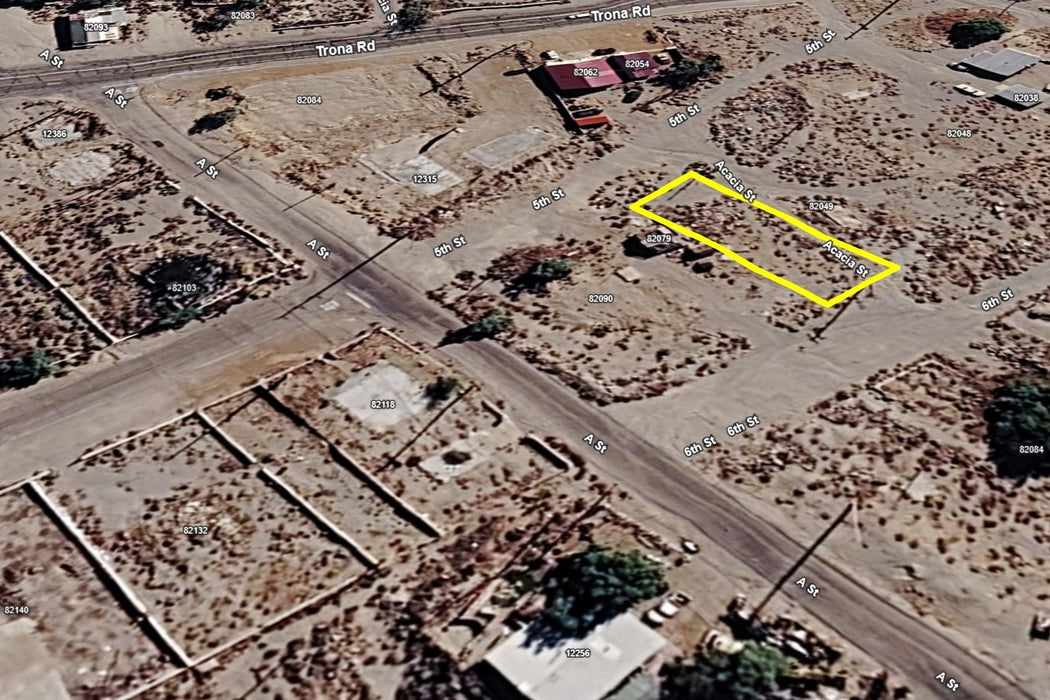 0.16 Acre Trona, San Bernardino County, CA (Power & Water)