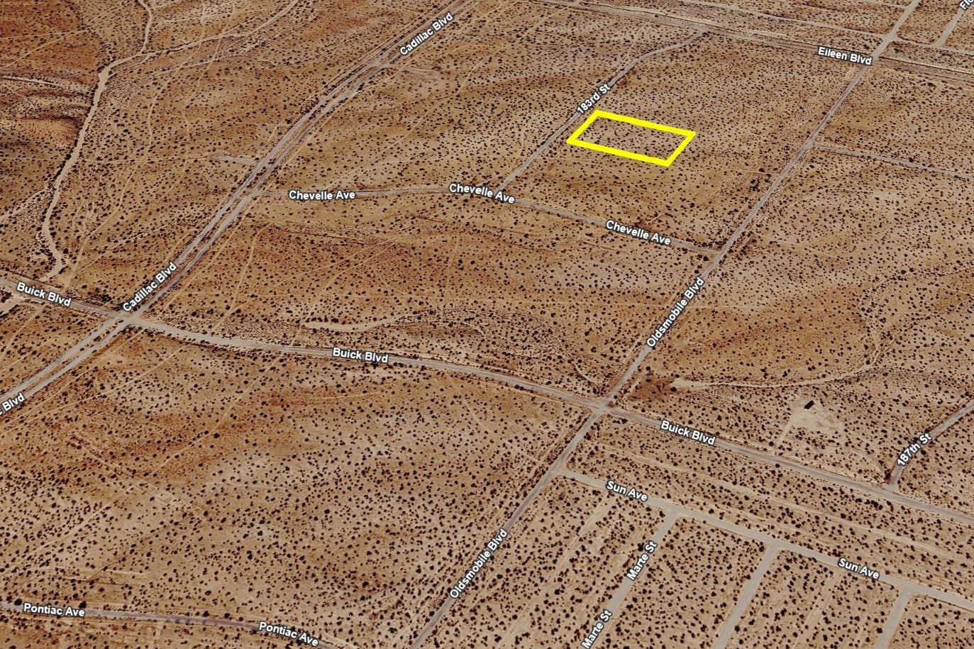 2.35 Acres California City, Kern County, CA