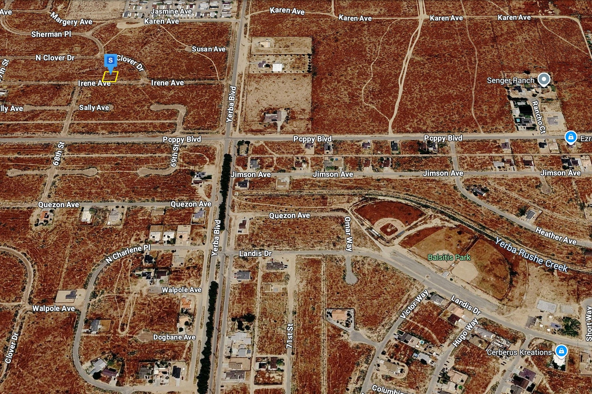 0.23 Acre California City, Kern County, CA (Water)