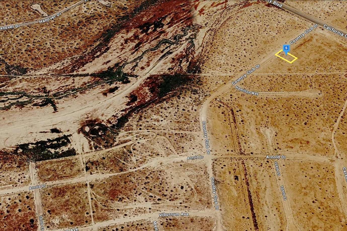 0.22 Acre California City, Kern County, CA (Power)
