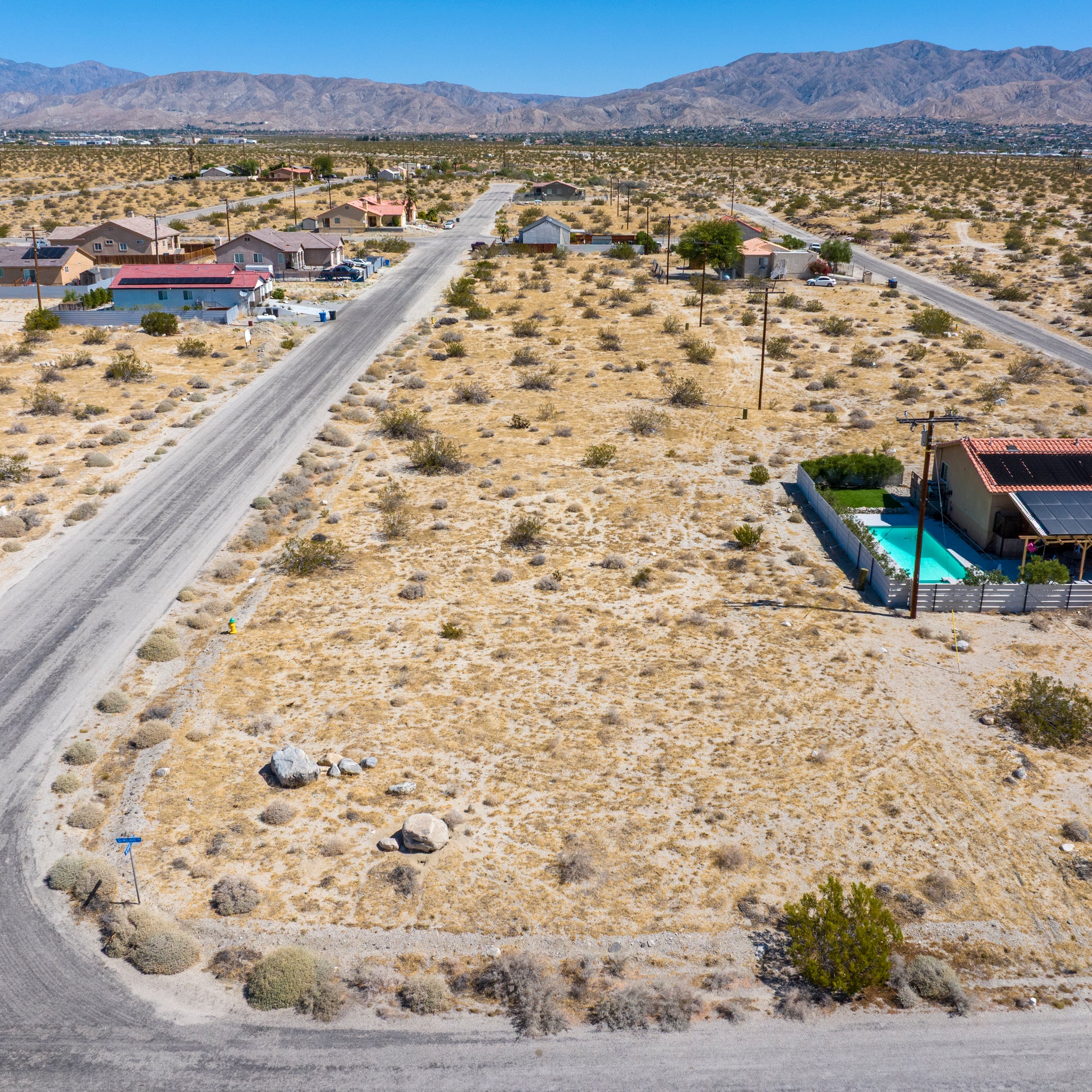 0.18 Acre Desert Hot Springs, Riverside County, CA (Power, Water, & Paved Road)