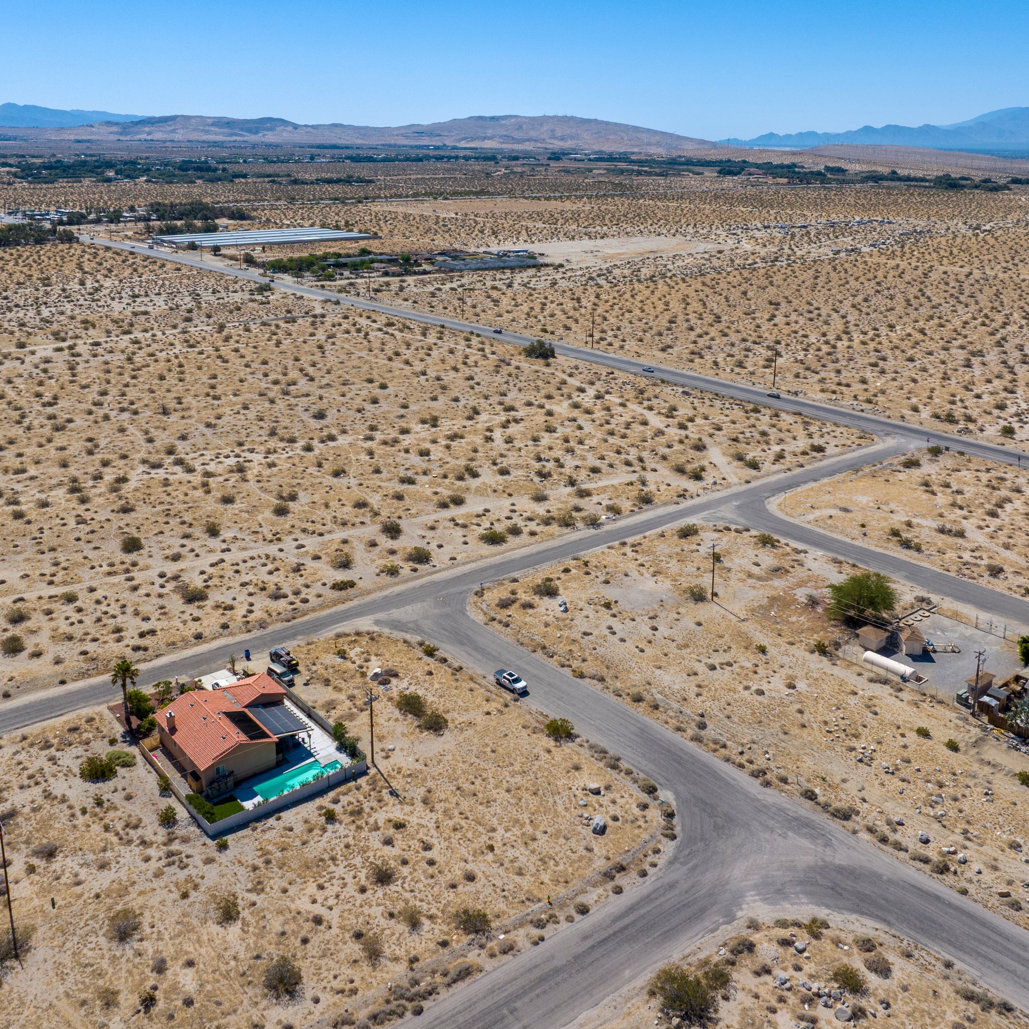 0.18 Acre Desert Hot Springs, Riverside County, CA (Power, Water, & Paved Road)