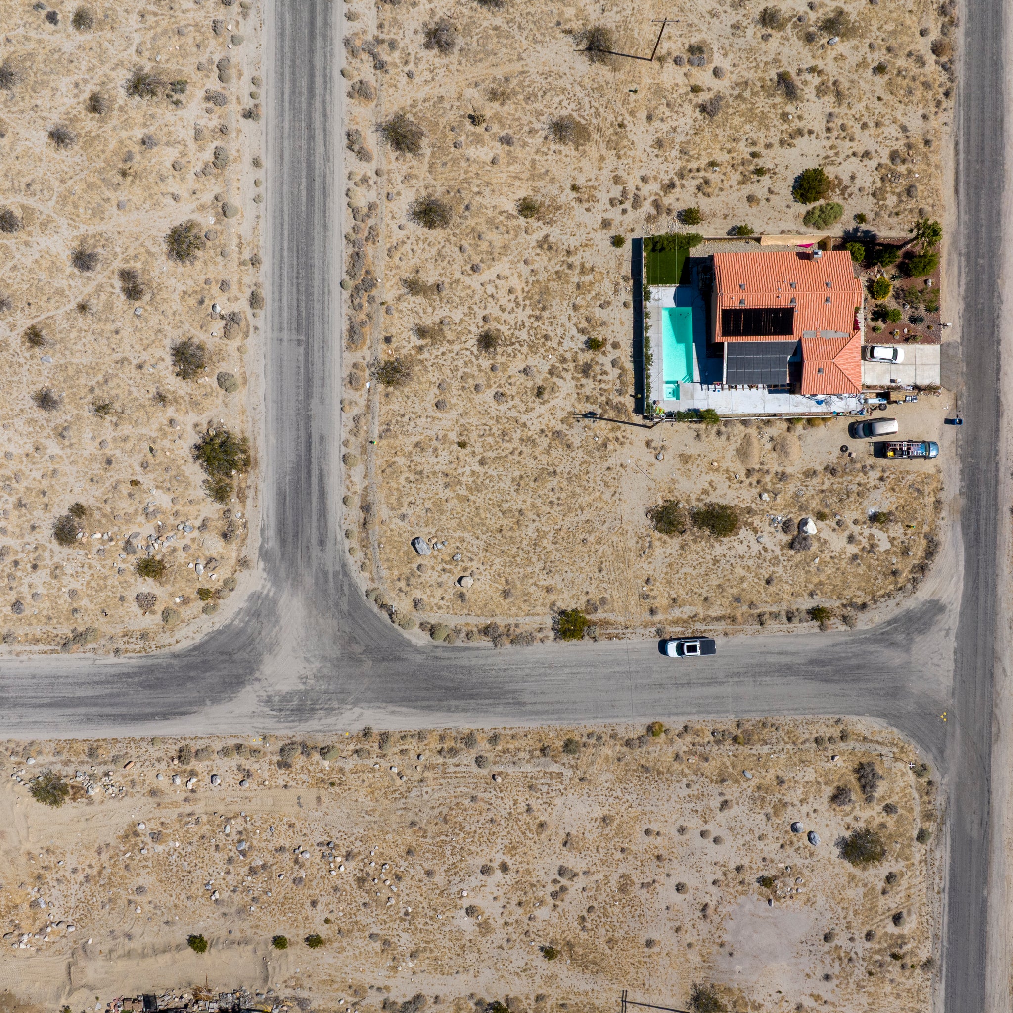 0.18 Acre Desert Hot Springs, Riverside County, CA (Power, Water, & Paved Road)