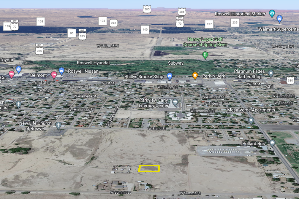 0.30 Acre Roswell, Chaves County, NM (Power)