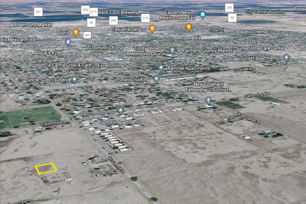 0.30 Acre Roswell, Chaves County, NM (Power)