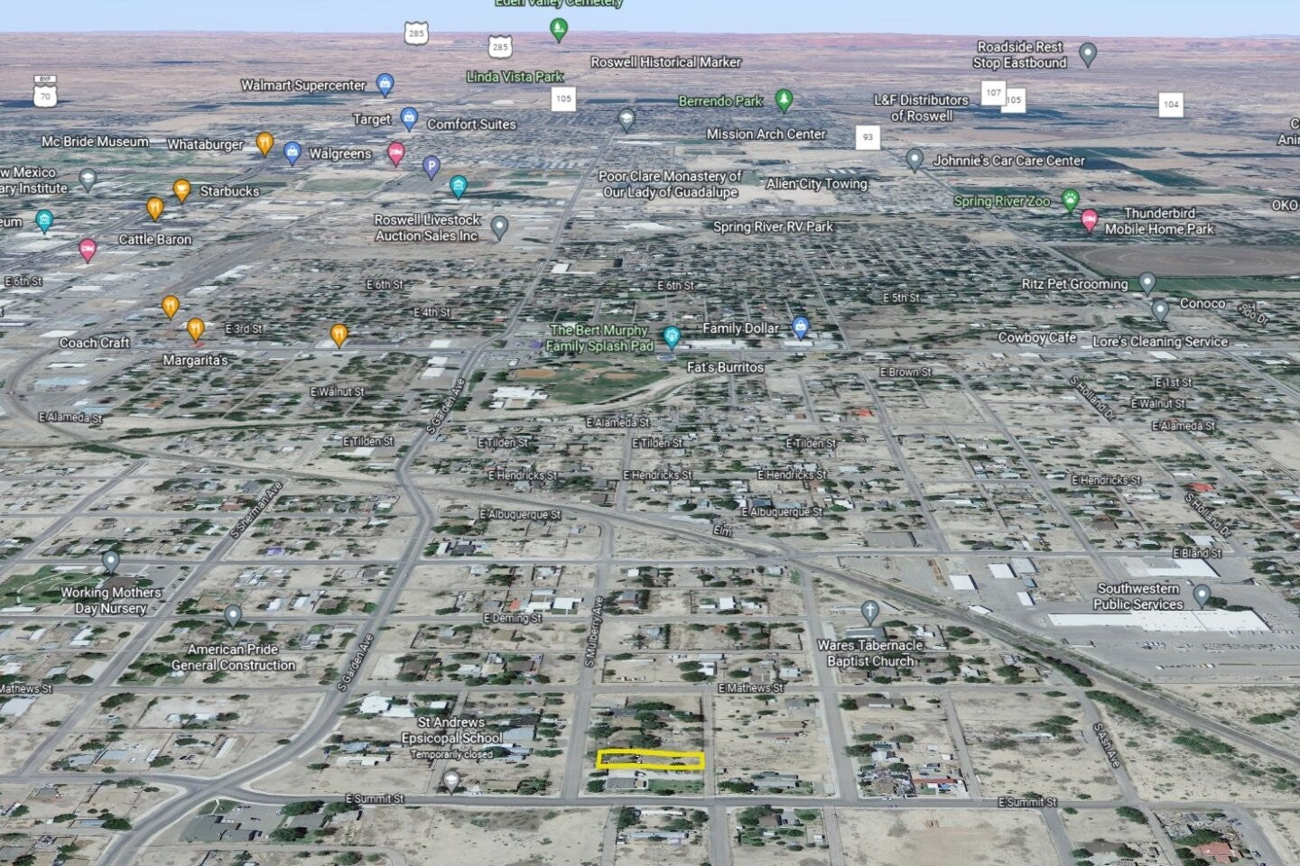 0.19 Acre Roswell, Chaves County, NM (Power, Water, & Paved Road)