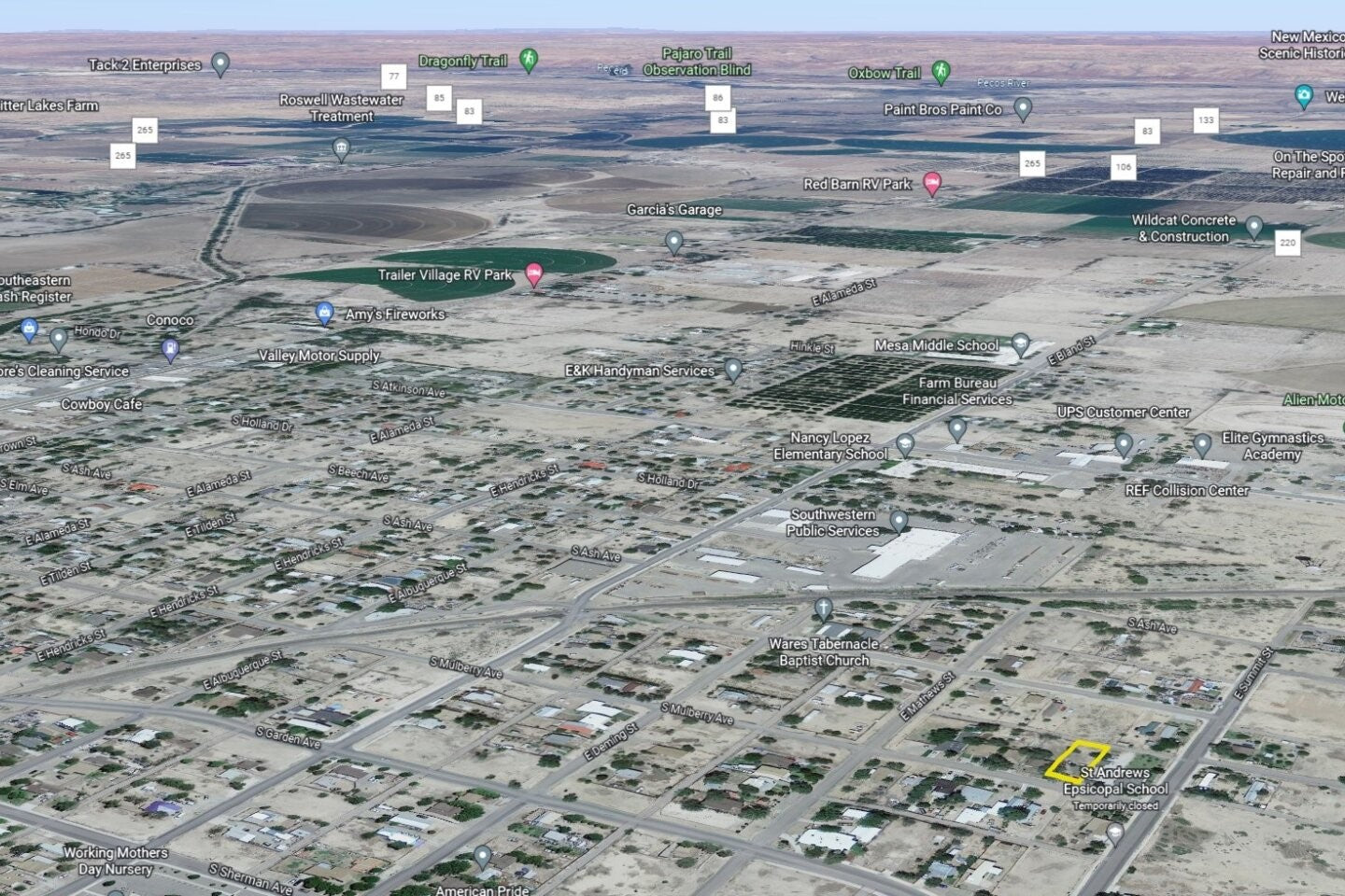 0.19 Acre Roswell, Chaves County, NM (Power, Water, & Paved Road)