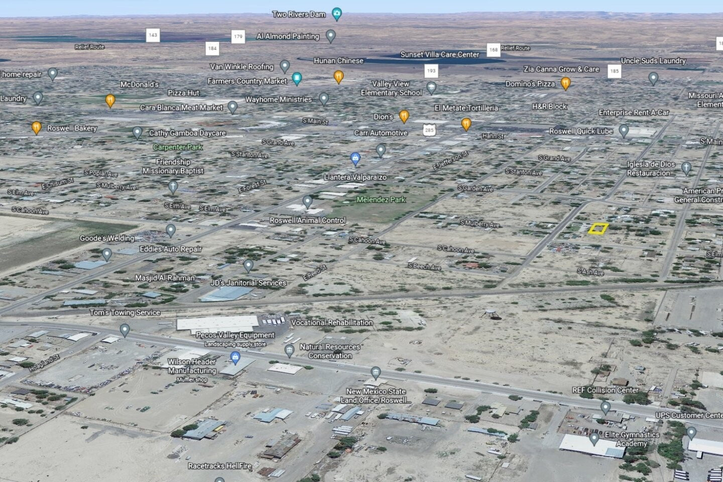 0.19 Acre Roswell, Chaves County, NM (Power, Water, & Paved Road)