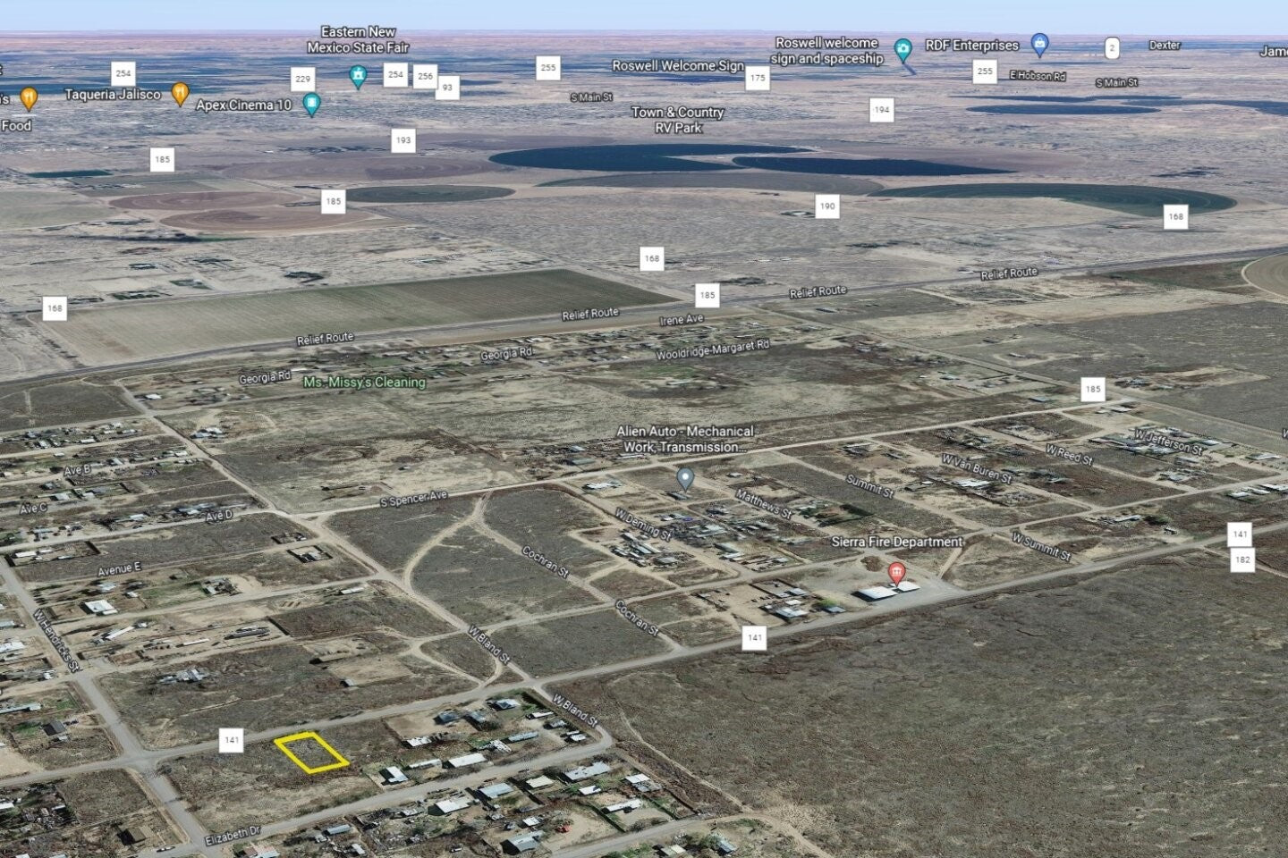 0.20 Acre Roswell, Chaves County, NM (Power, Water, & Paved Road)
