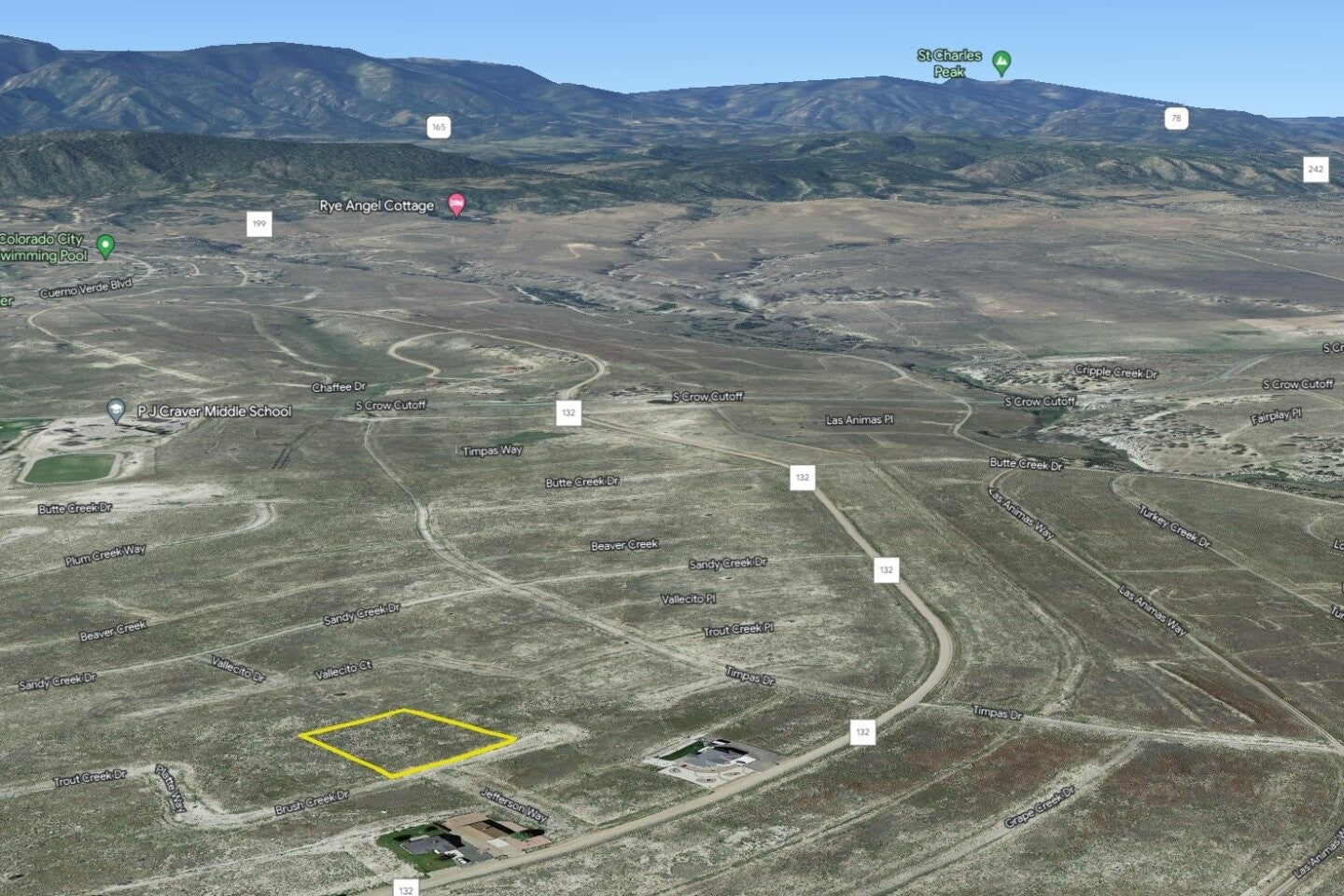 1.12 Acres Colorado City, Pueblo County, CO (Commercial-Residential Lot & Power)