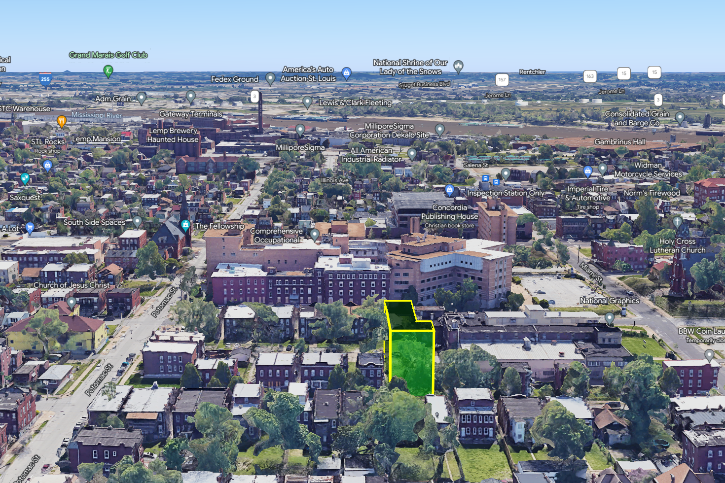 0.10 Acre Saint Louis, Saint Louis City County, MO (Power, Water, & Paved Road)