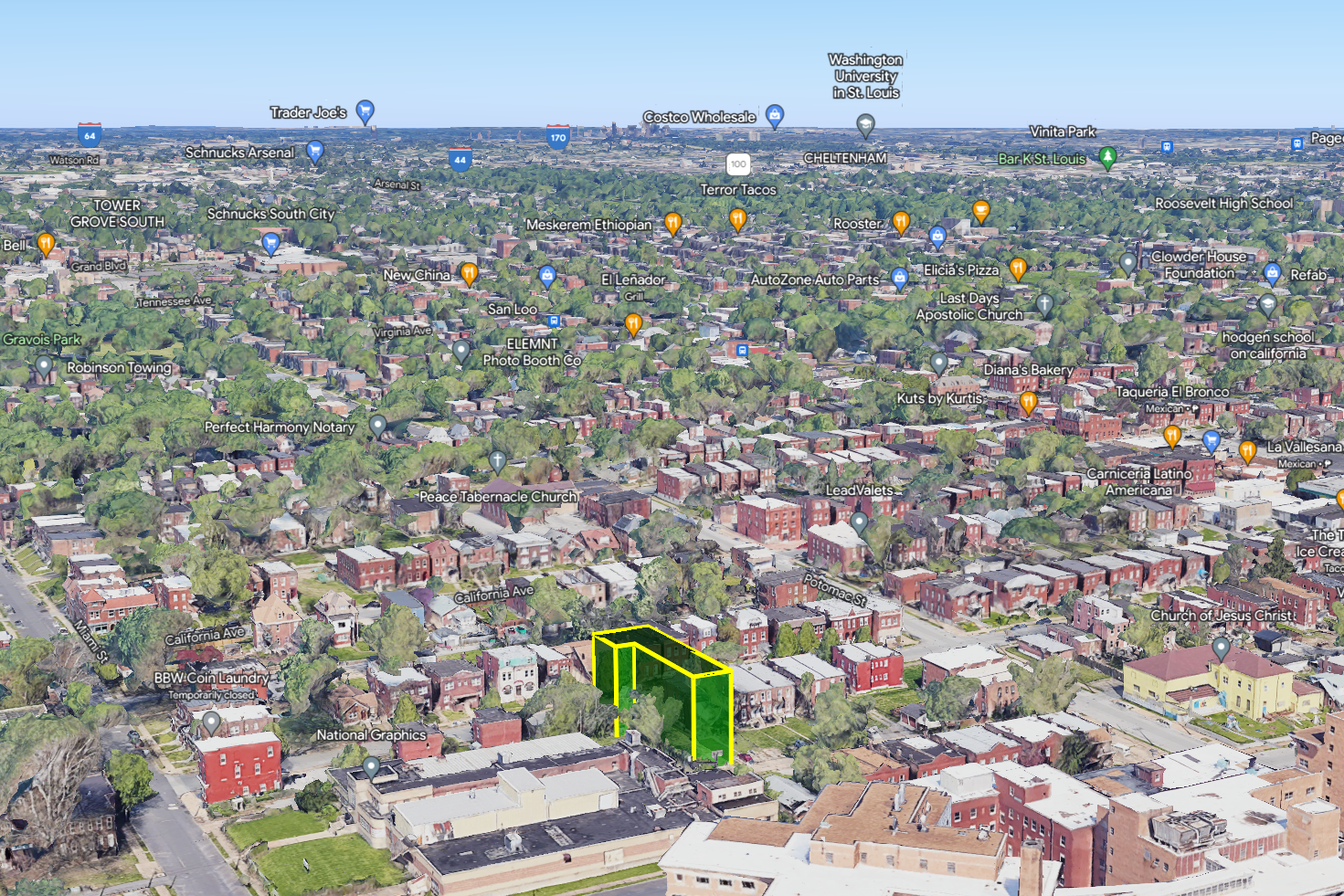 0.10 Acre Saint Louis, Saint Louis City County, MO (Power, Water, & Paved Road)