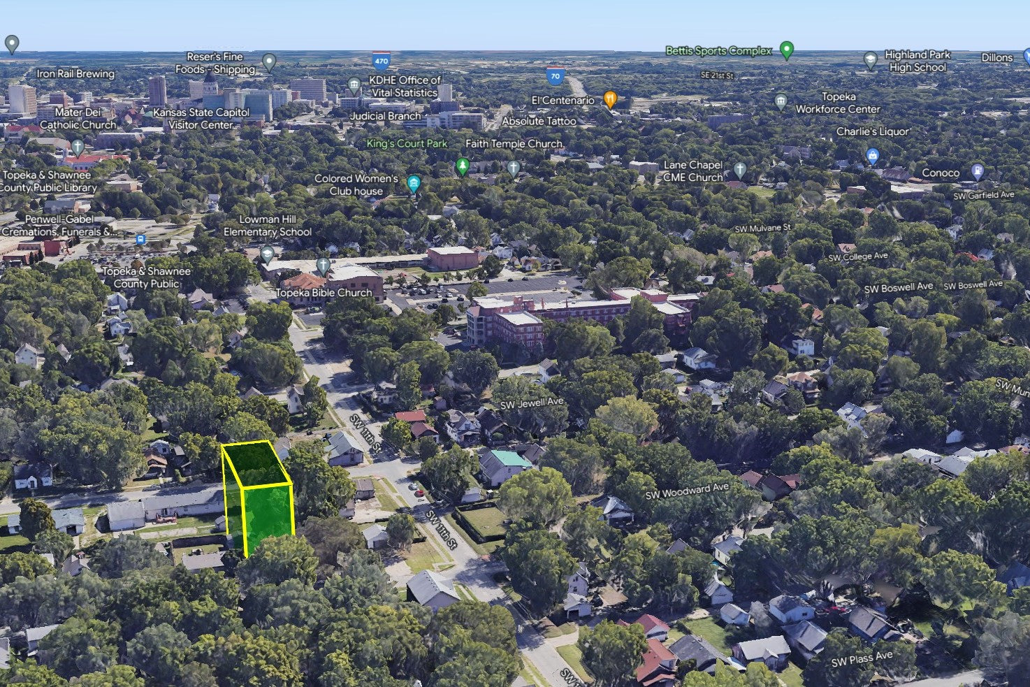 0.11 Acre Topeka, Shawnee County, KS (Power, Water, & Paved Road)