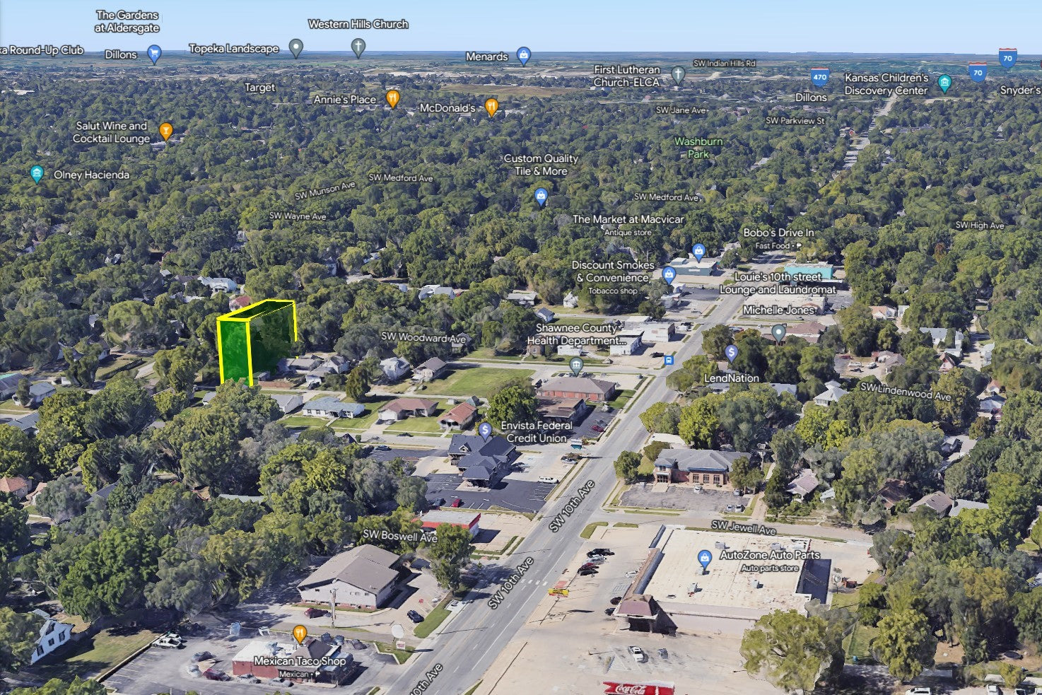 0.11 Acre Topeka, Shawnee County, KS (Power, Water, & Paved Road)