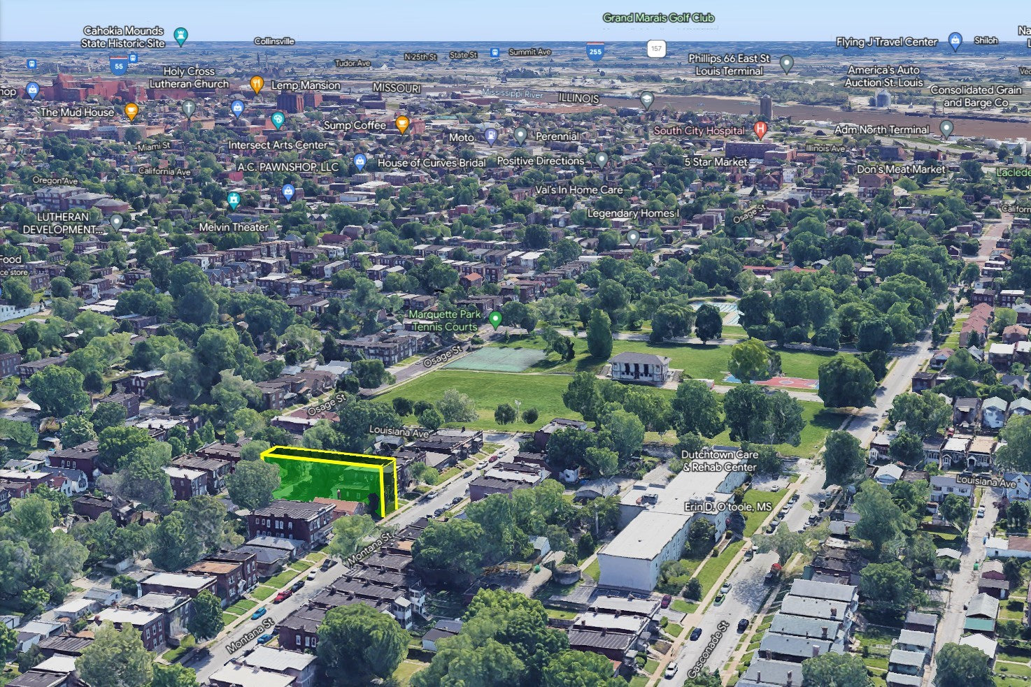 0.08 Acre St. Louis, Saint Louis City County, MO (Power, Water, & Paved Road)